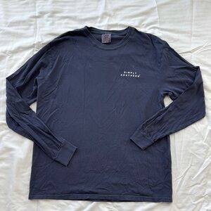 Simply Southern Men's Navy Long Sleeve Shirt